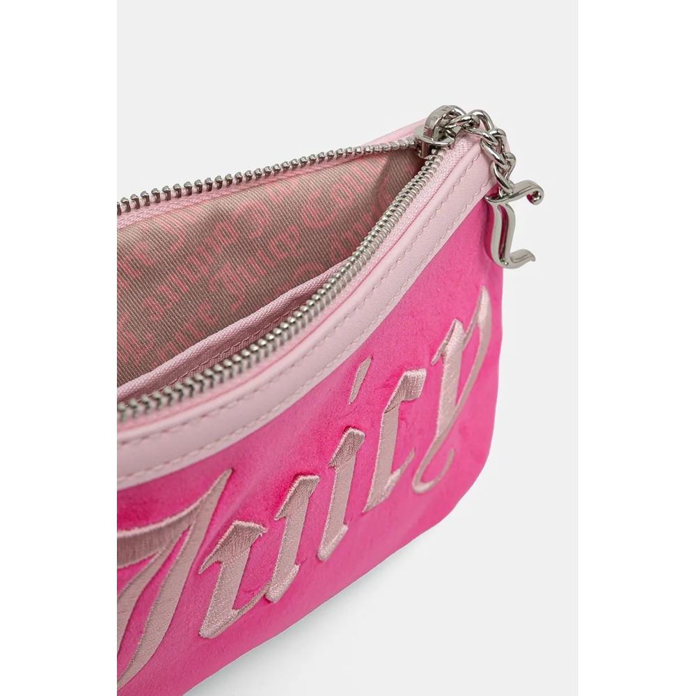 Juicy Couture Pink Polyester Shoulder Bag