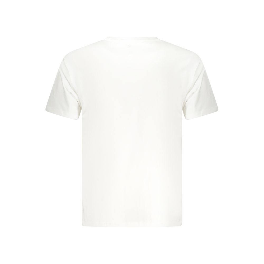 Converse White Cotton Men T-Shirt