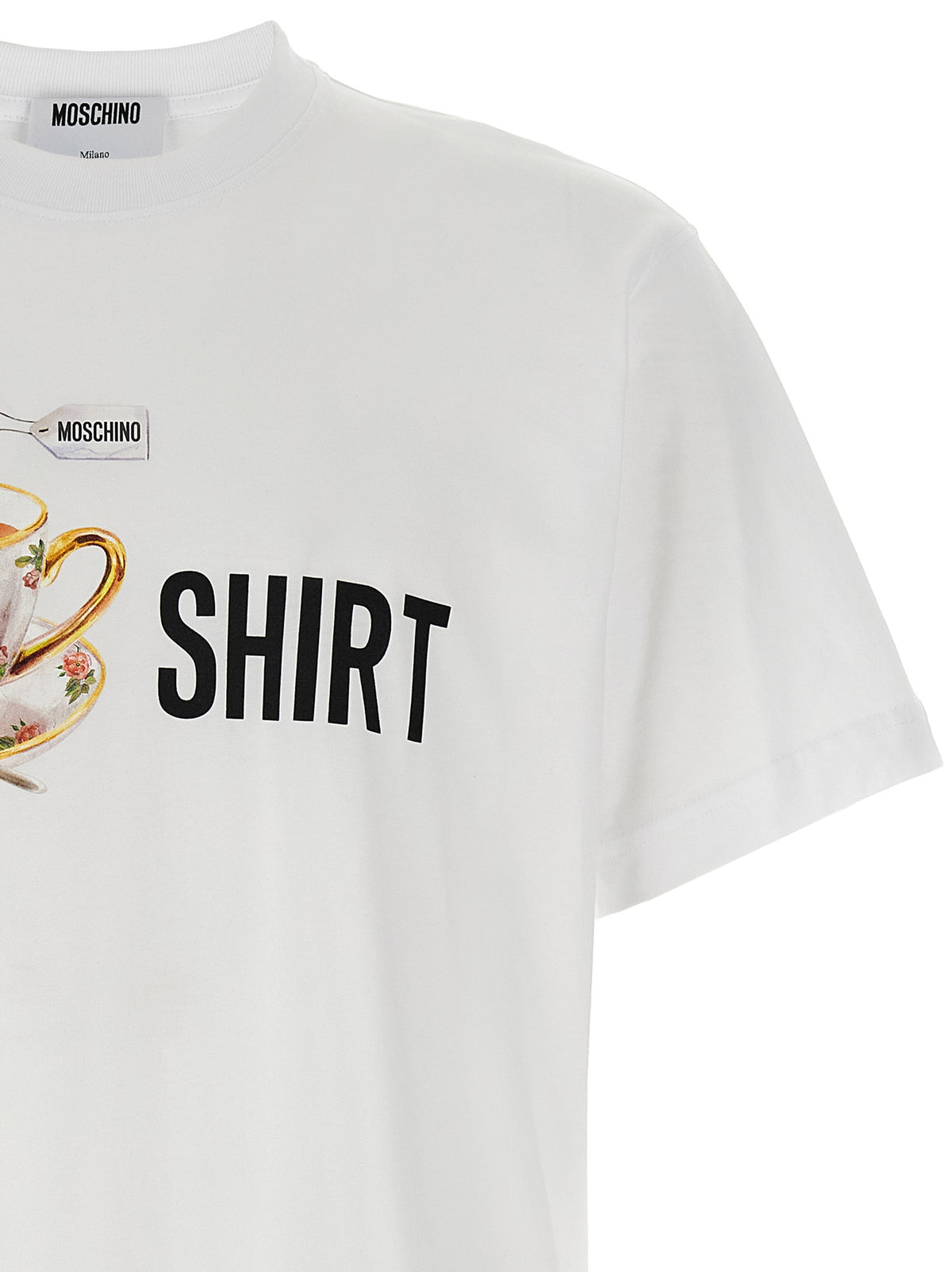 Moschino White Cotton T-Shirt