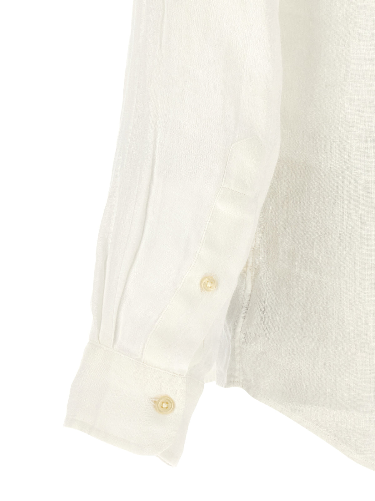 Polo Ralph Lauren White Linen Blouse