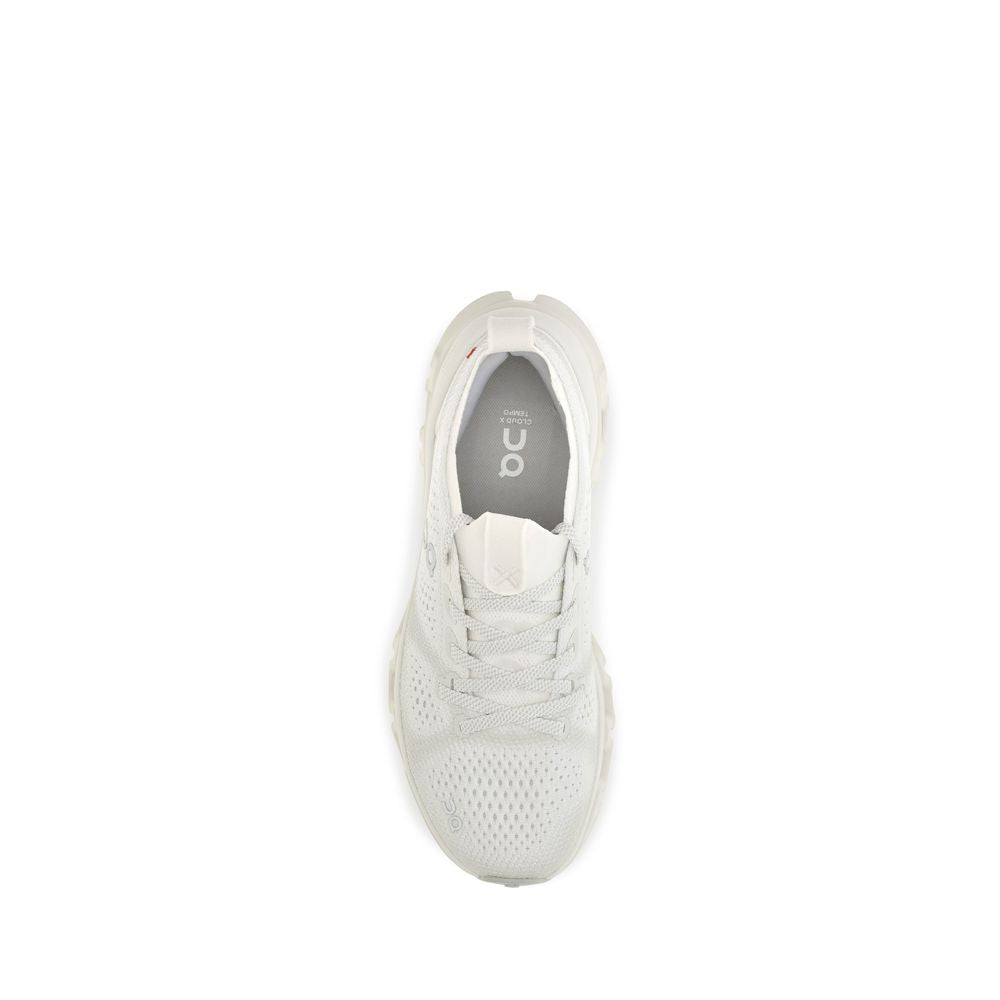 ON White Polyester Athletic Sneakers