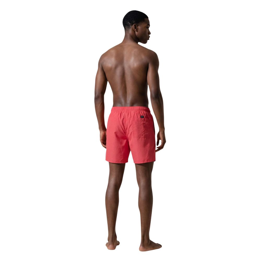 Armani Exchange Orange Polyester Swim Shorts