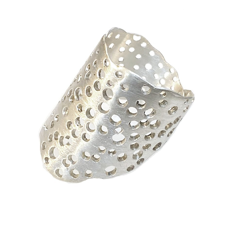 Bubble Long Ring|Sterling Silver