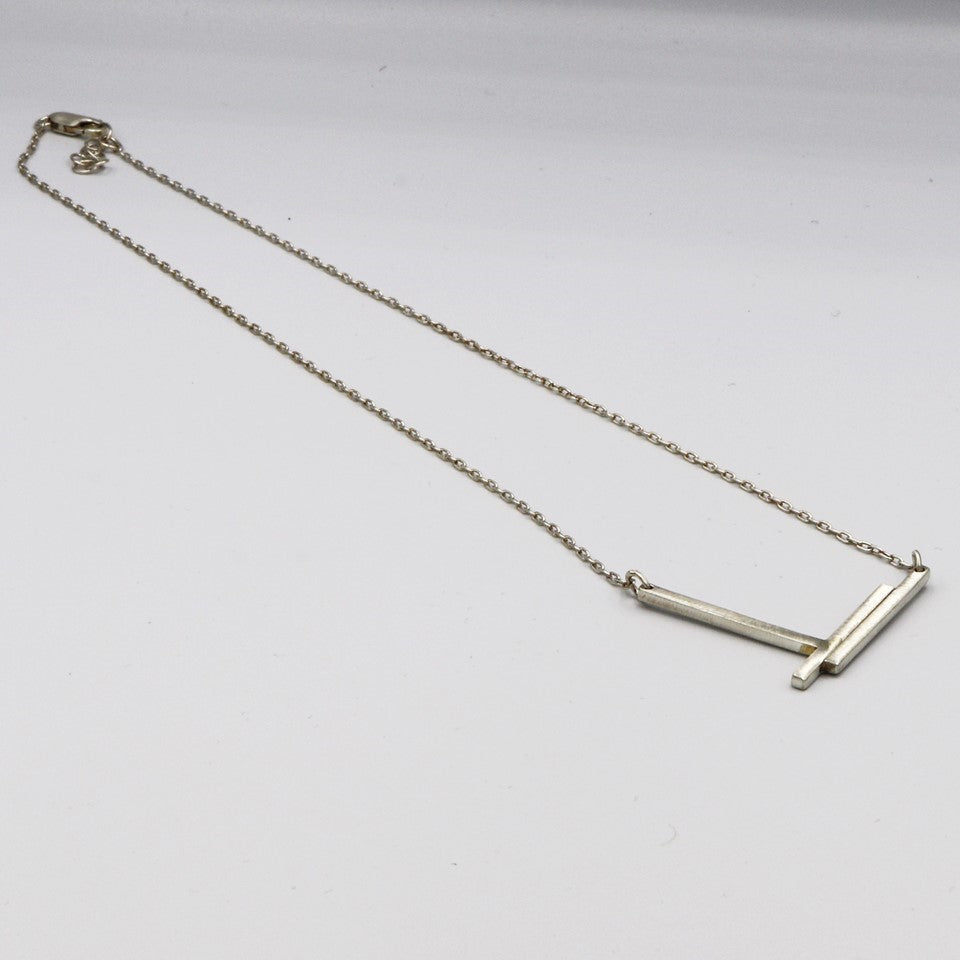 Lines Small Necklace|Sterling Silver