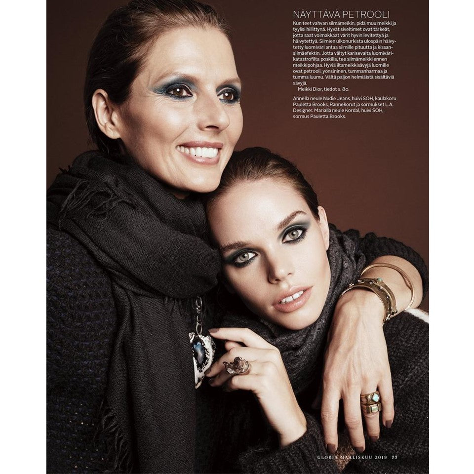 Smoky Quartz and Sterling Silver Mineral Ring