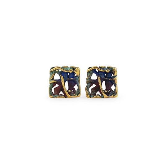 Pollock Inspiration Earrings|FPS113BTU