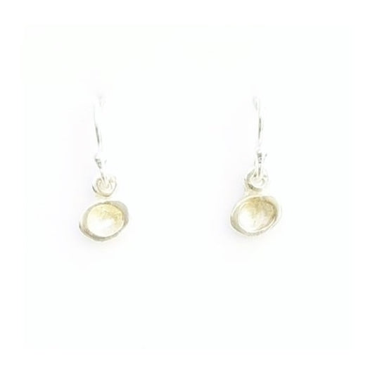 Tiny Droplet Earrings|Sterling Silver