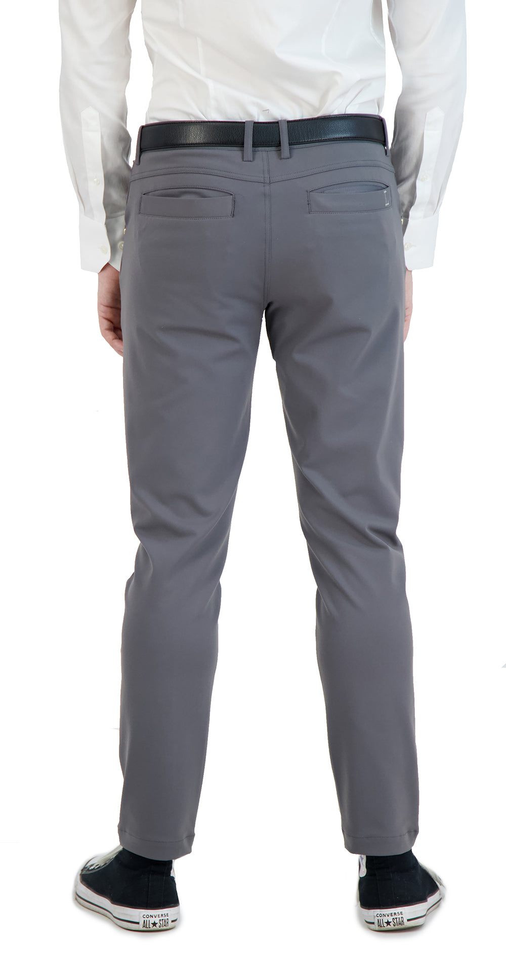 All Day, Everyday Super - Stretch Men's Pants - Business Casual - Grey - Performance Collection