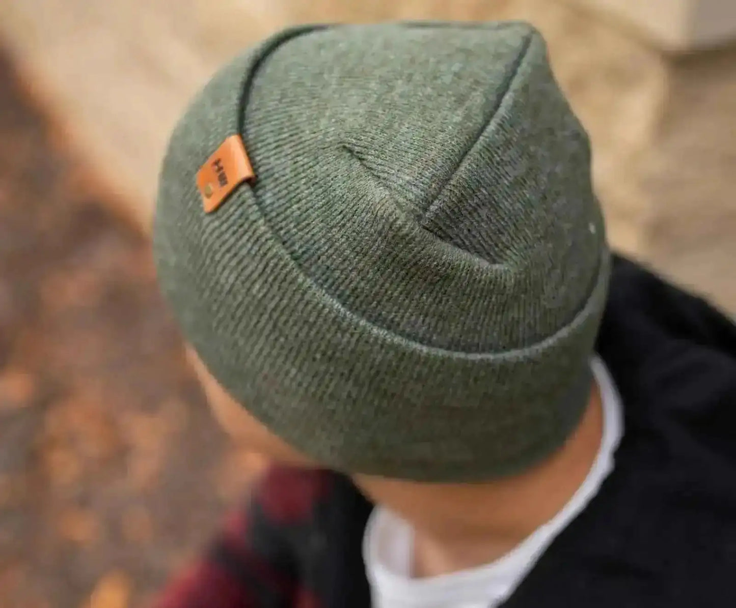 New Patented Design, H Stitch Cuffed Beanie