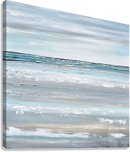 "A Breath of Fresh Air" Giclée Print Coastal Abstract Painting