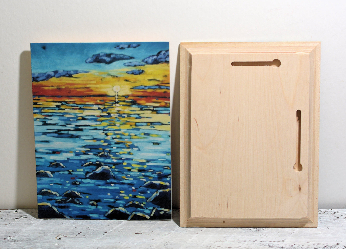 "Dock Stories at Mackinac Island" Print on Paper, Wood Panel Wall Art Home Decor