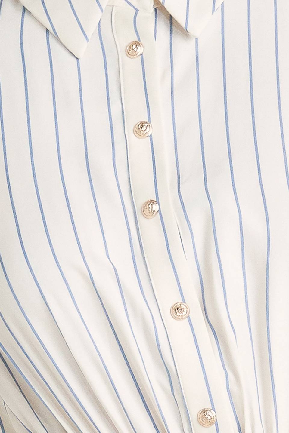 SUNDAY STRIPE WOVEN MIDI DRESS