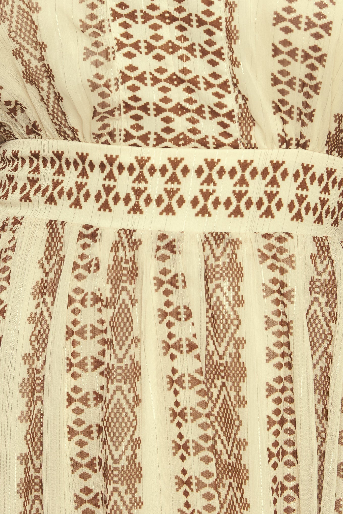 TRIBAL WHISPER WOVEN MIDI DRESS