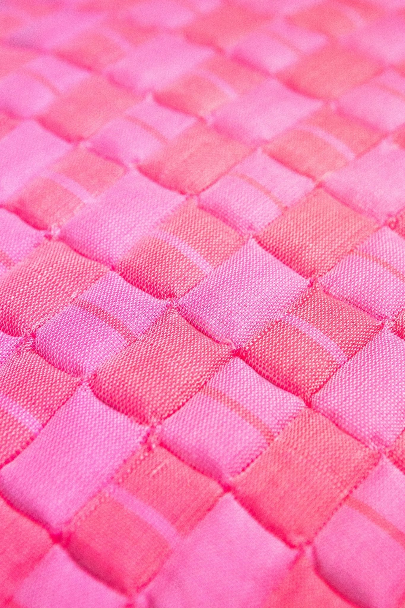 Backordered: Sujani Quilted Pillow - Neon Pink