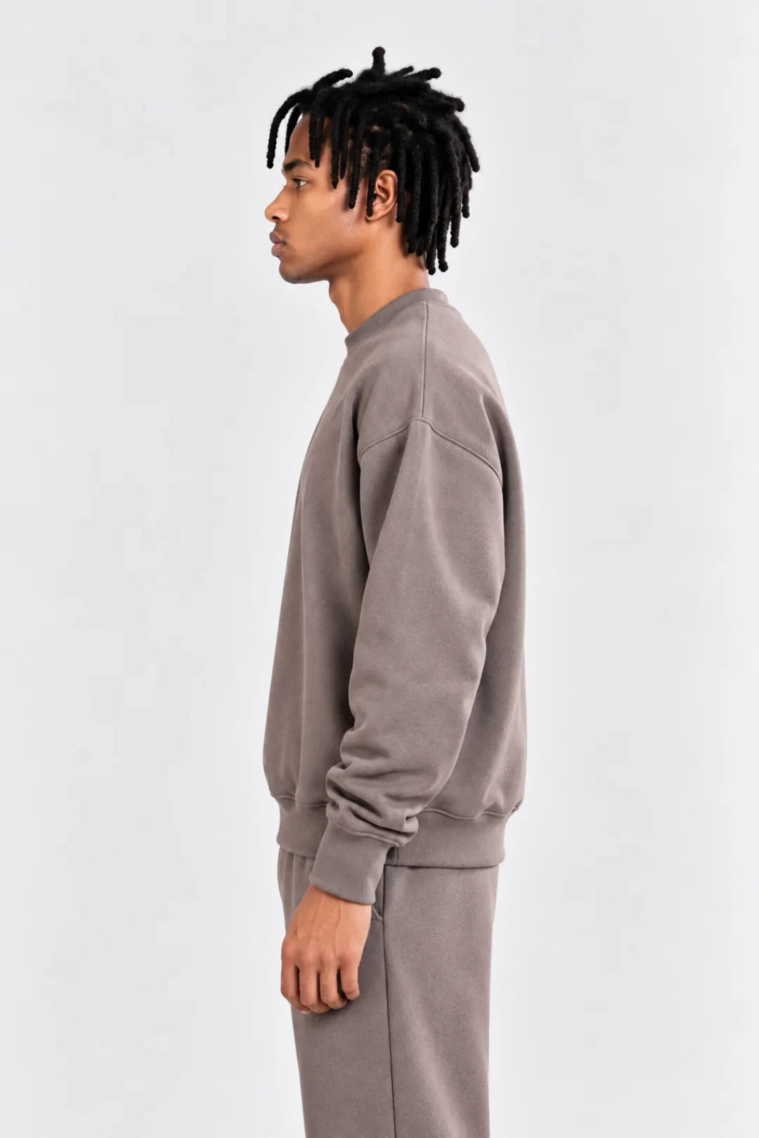 Oversized Sweatshirt Warm Grey