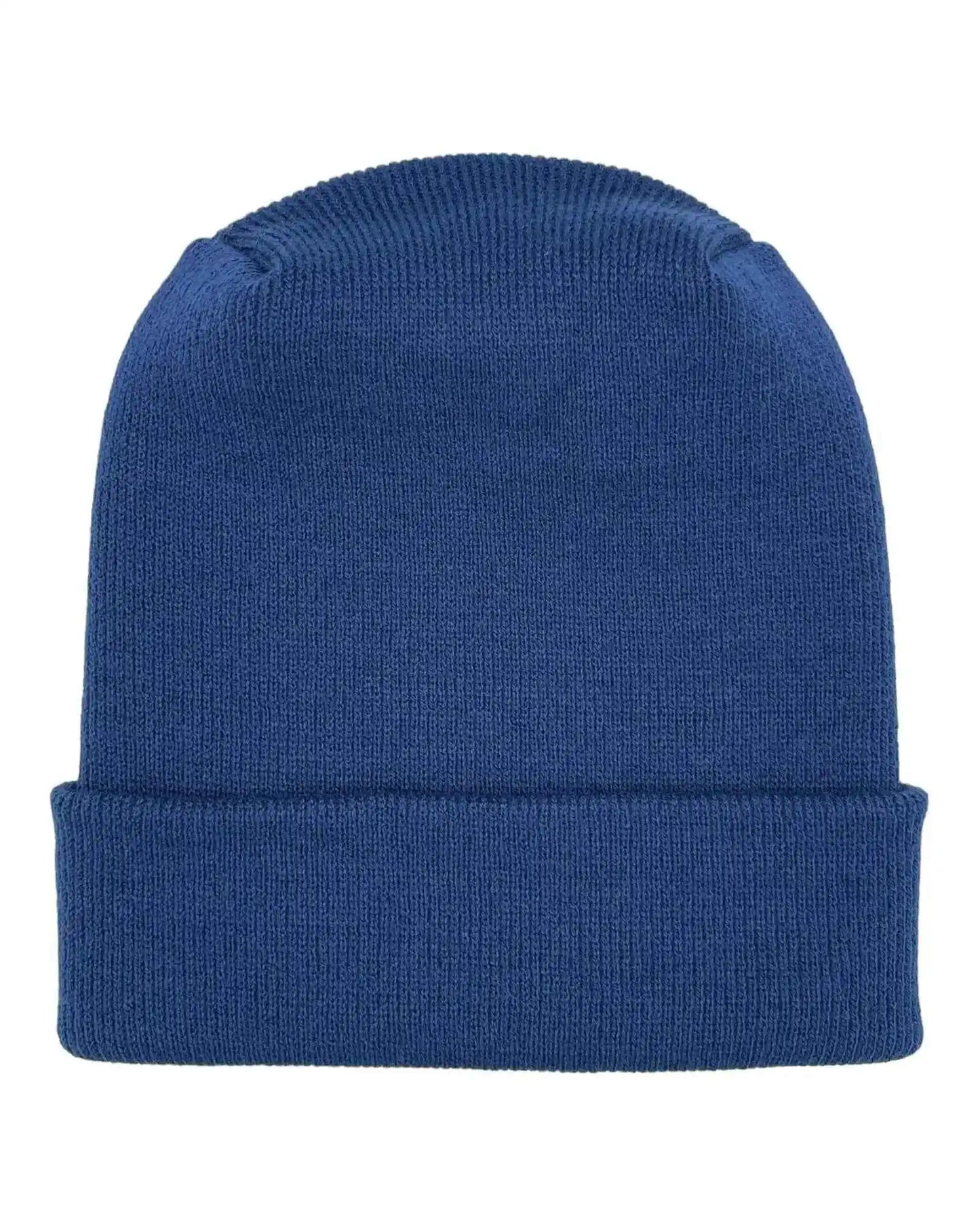 Patented H Stitch Cuffed Beanie, Sapphire Blue
