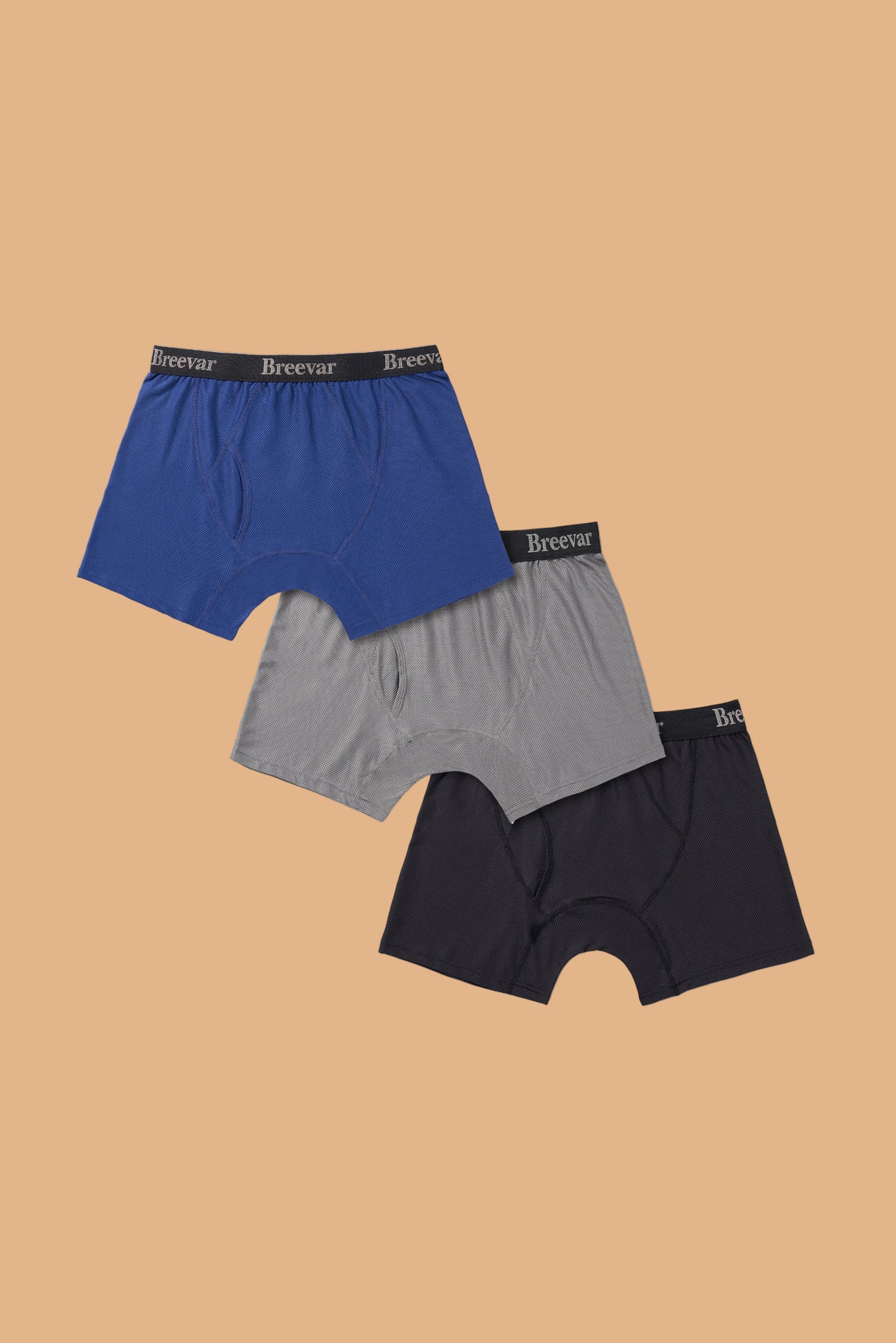 3-Pack Men's Mesh Modal All-Day 2nd Skin Boxer Brief