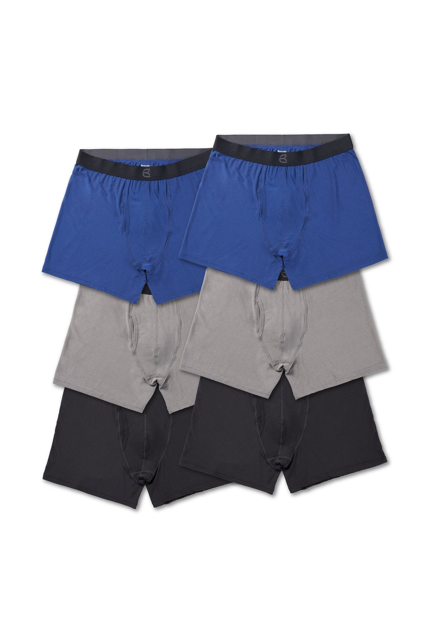 6-Pack Men's Mesh Modal All-Day 2nd Skin Boxer Brief