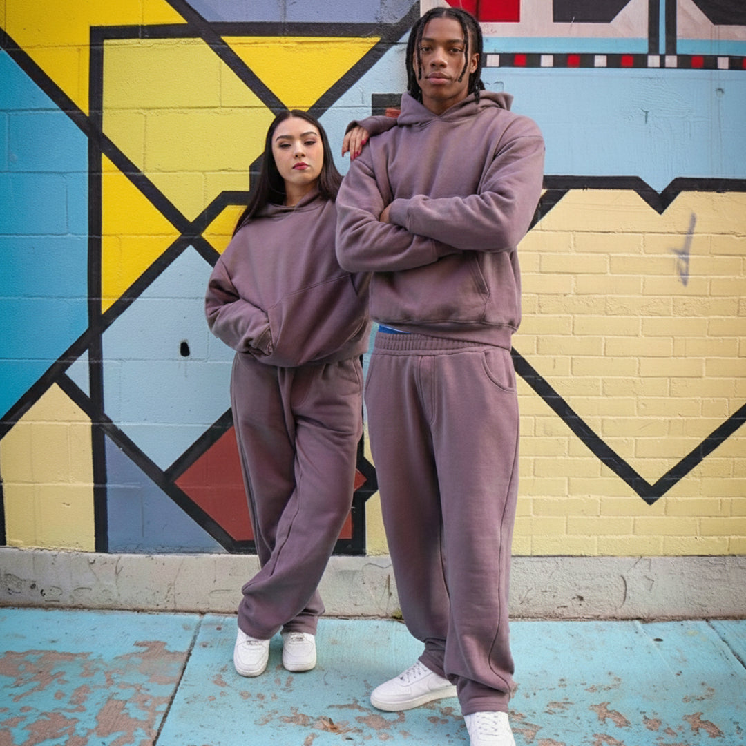 Warm Grey Oversized Hoodie
