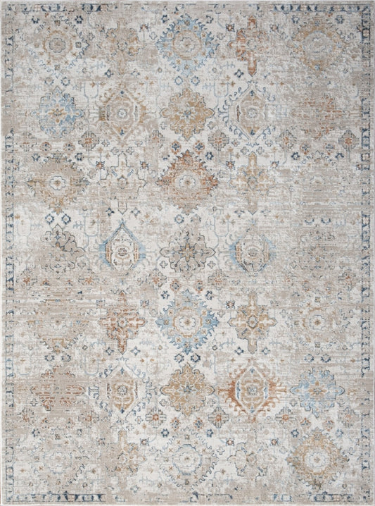 Noble GC_GEN7006 Ivory 7 ft. 10 in. x 10 ft. 3 in. Area Rug