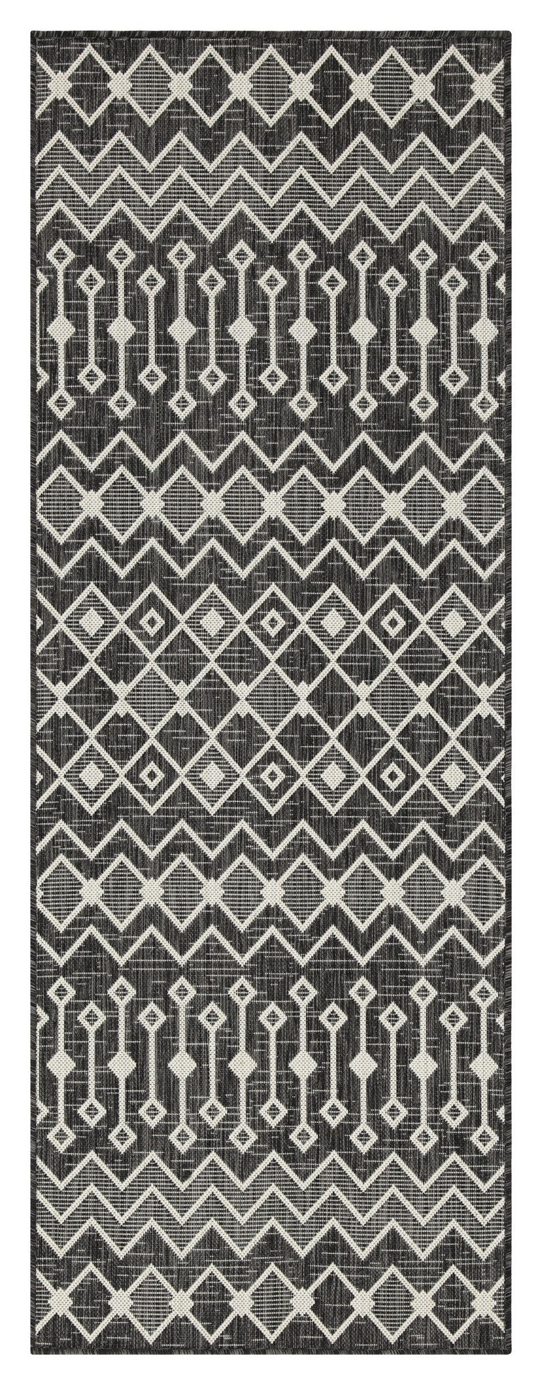 Sunshine GC_HAR2020 Anthracite 5 ft. 3 in. x 7 ft. 3 in. Indoor/Outdoor Area Rug