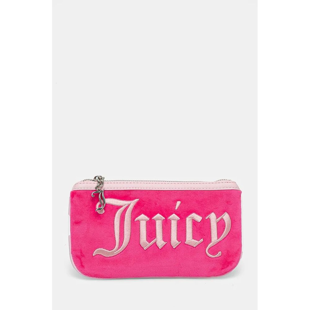 Juicy Couture Pink Polyester Shoulder Bag