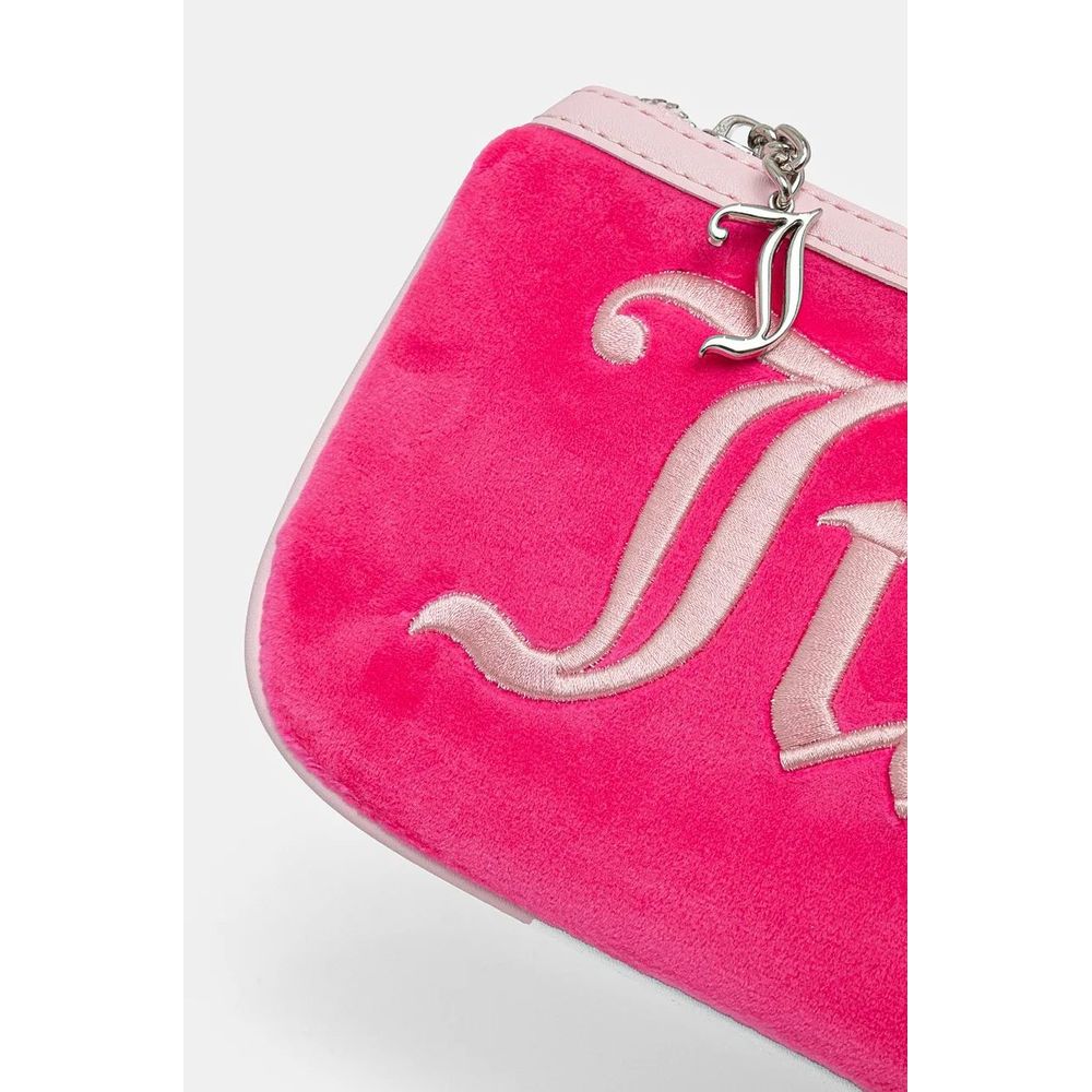 Juicy Couture Pink Polyester Shoulder Bag