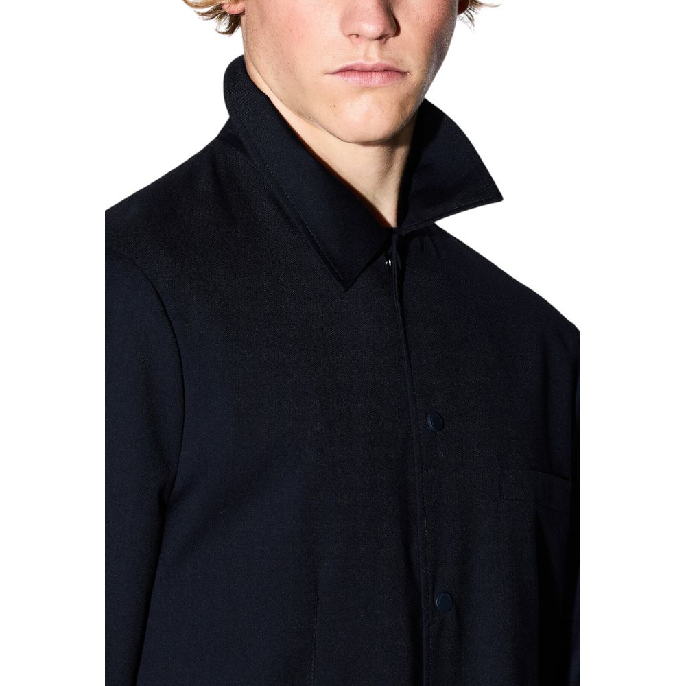 Armani Exchange Black Polyester Blazer