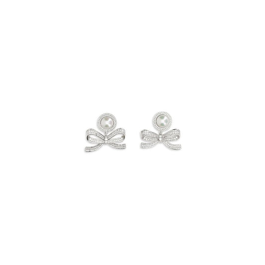 Self-Portrait Silver Brass Earrings