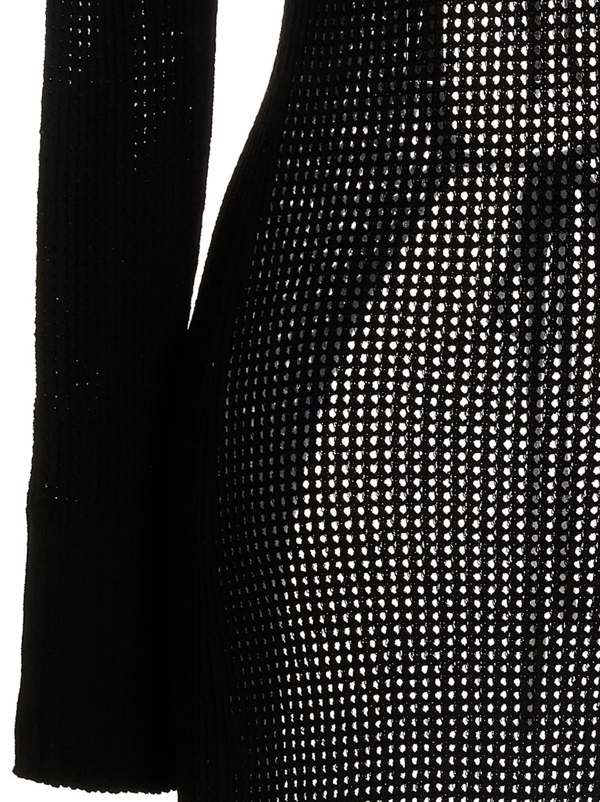 ANDREĀDAMO Black Viscose Cardigan