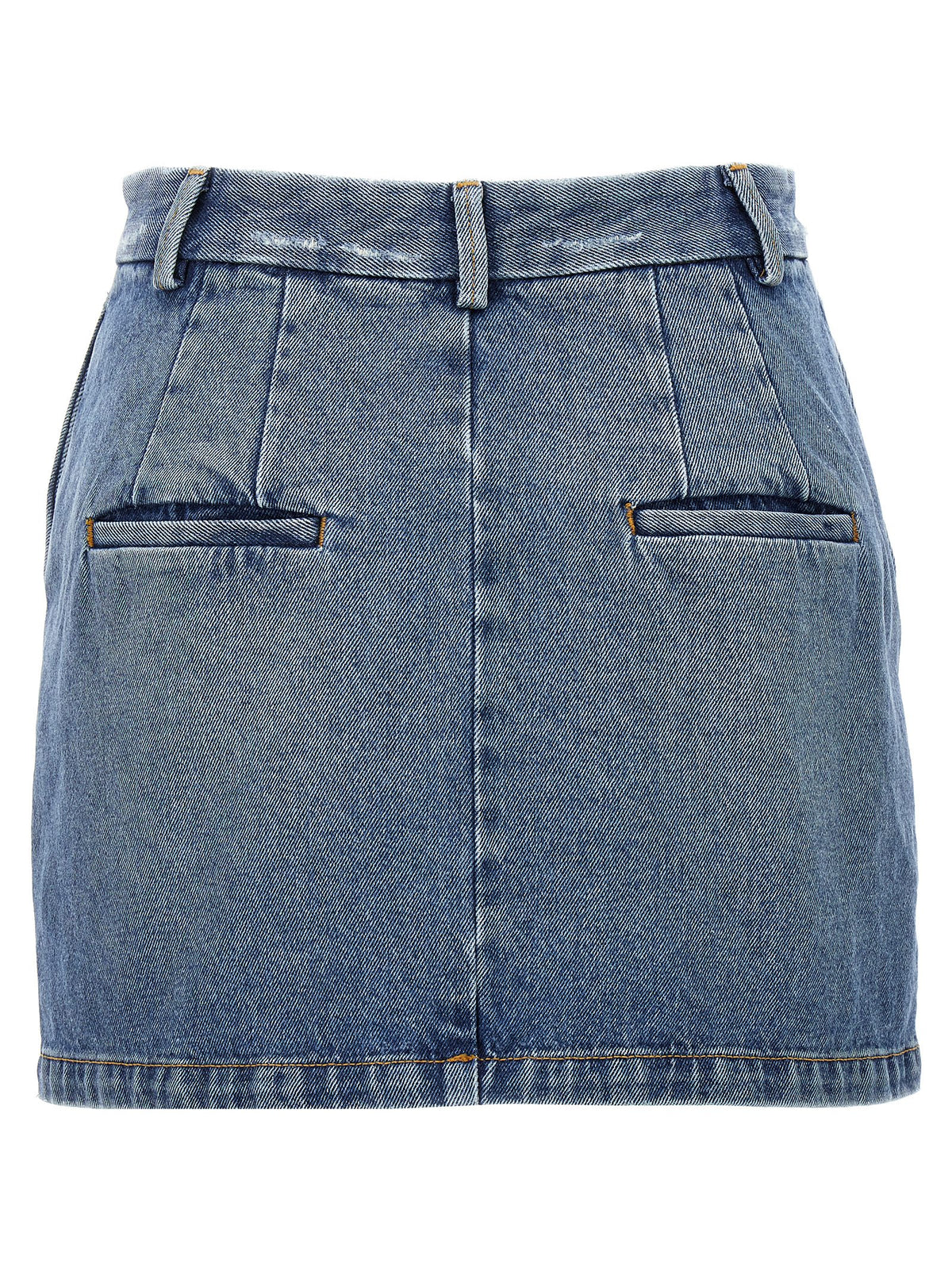 Armarium Blue Cotton Long Skirt