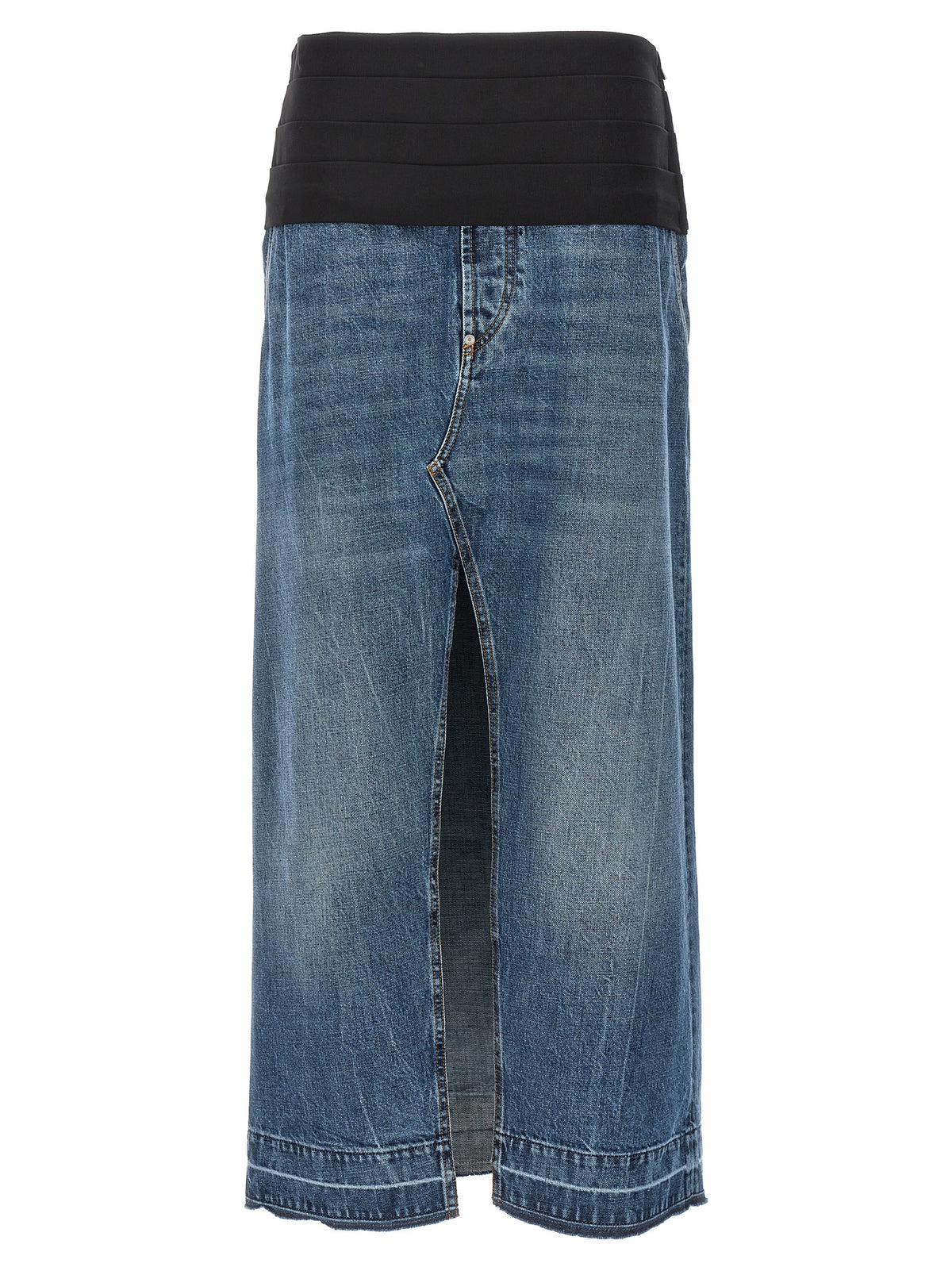 Stella McCartney Blue Cotton Mini Skirt