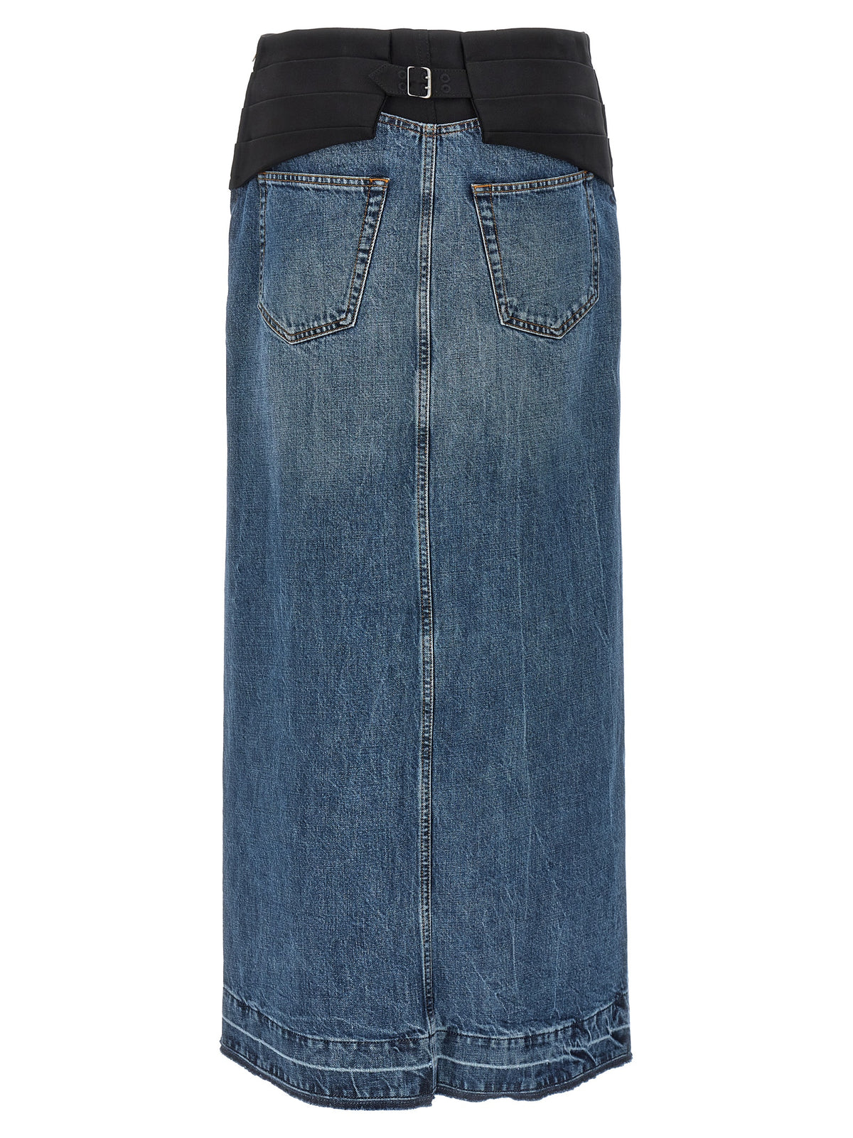 Stella McCartney Blue Cotton Mini Skirt