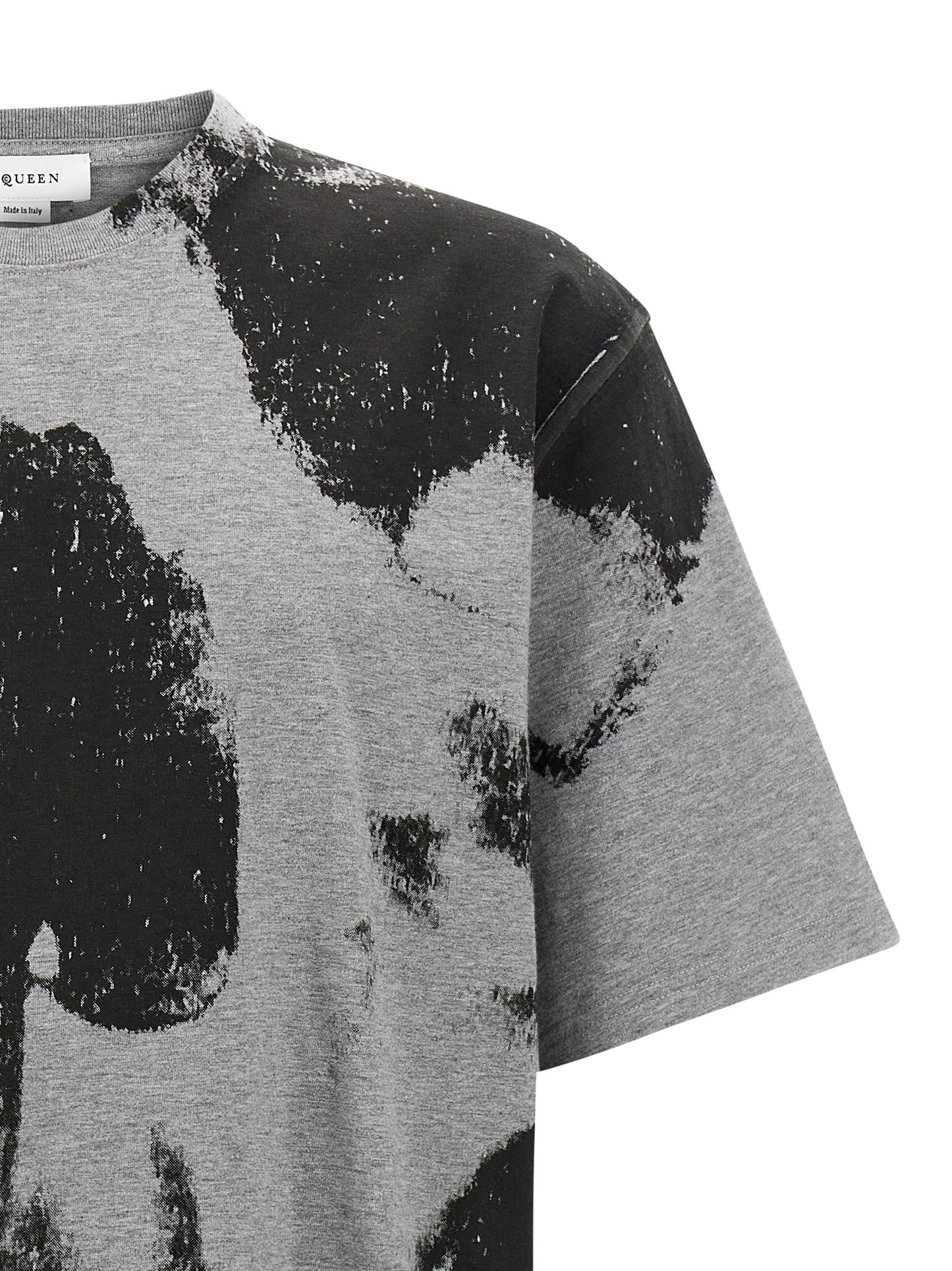 Alexander McQueen Gray Cotton T-Shirt