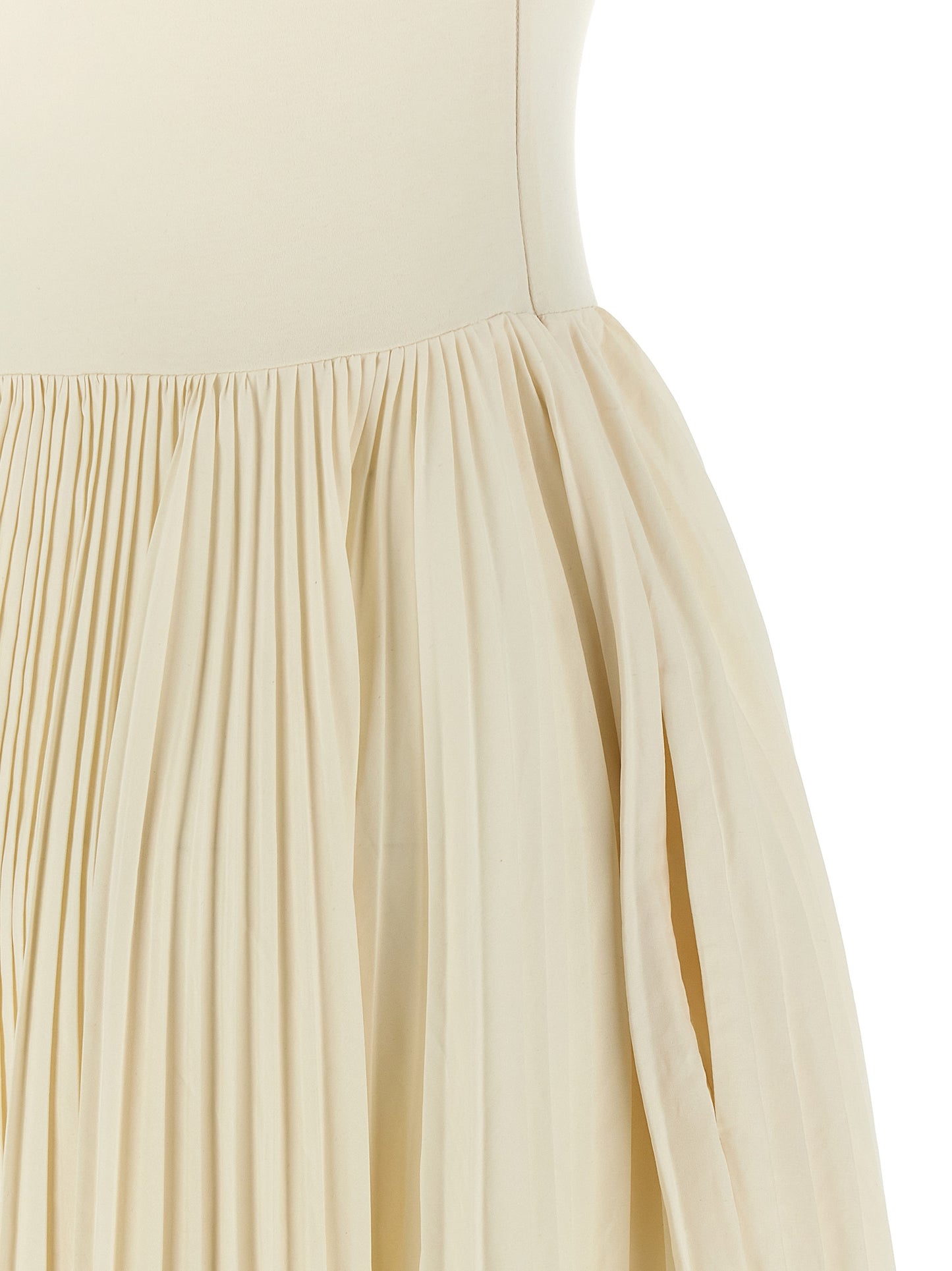 Alexander McQueen White Cotton Long Dress