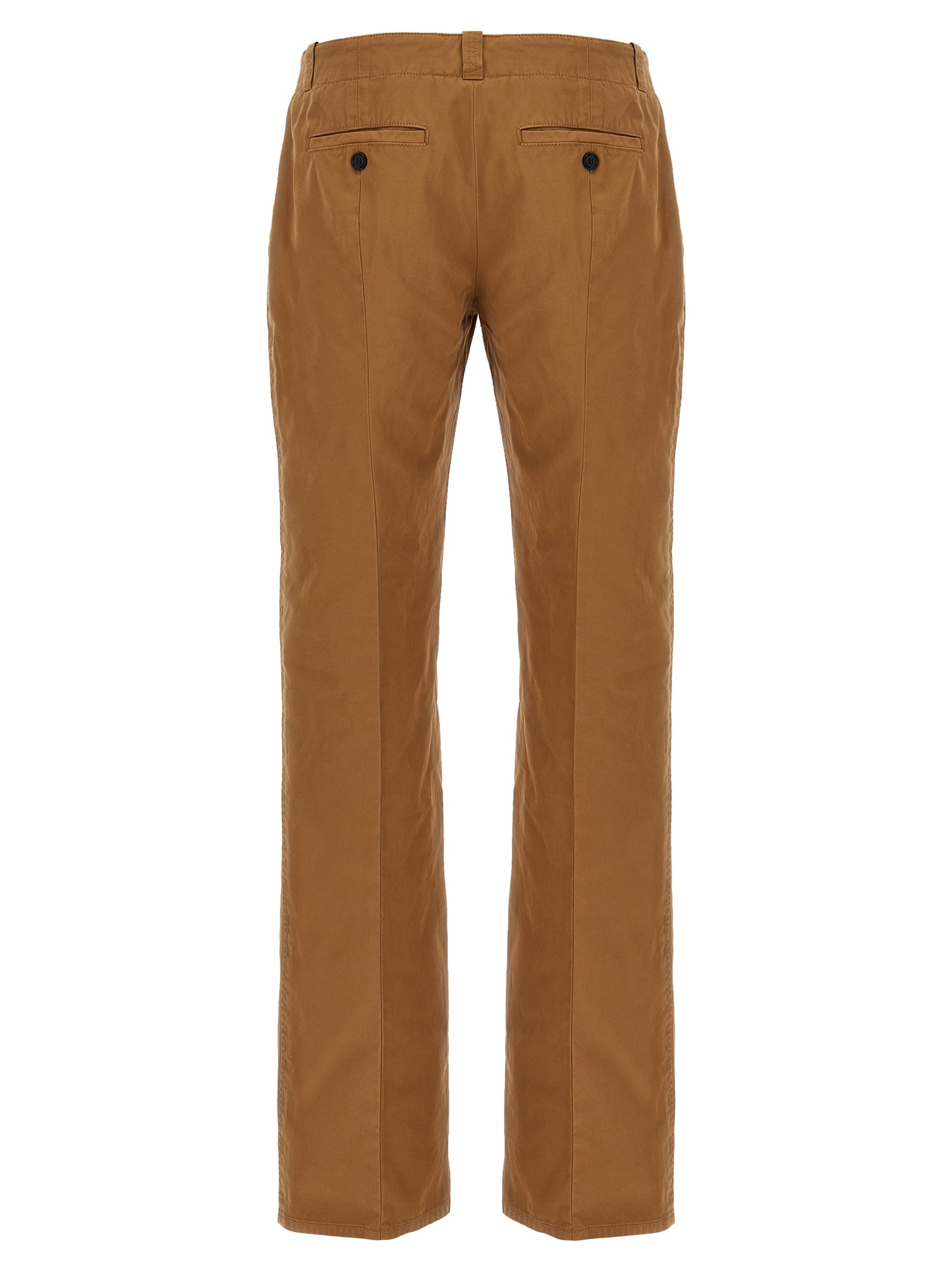 Alexander McQueen Brown Cotton Chino Pants