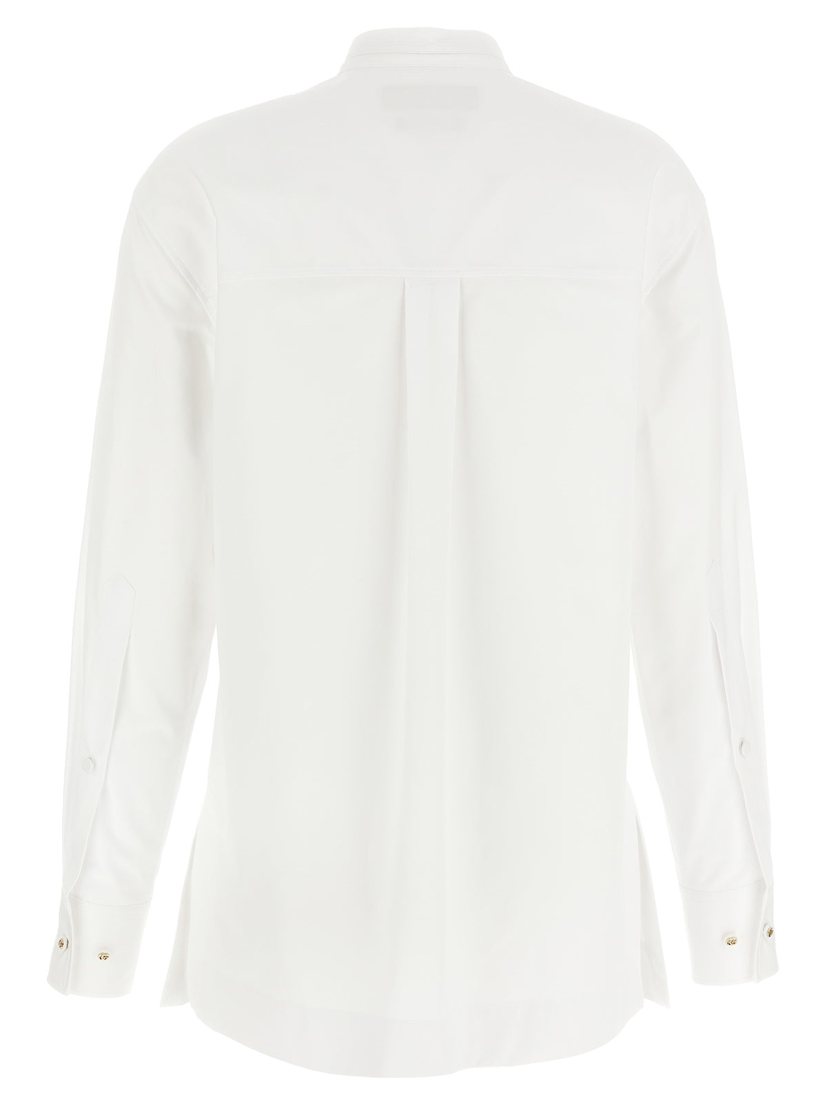 Gucci White Cotton Blouse