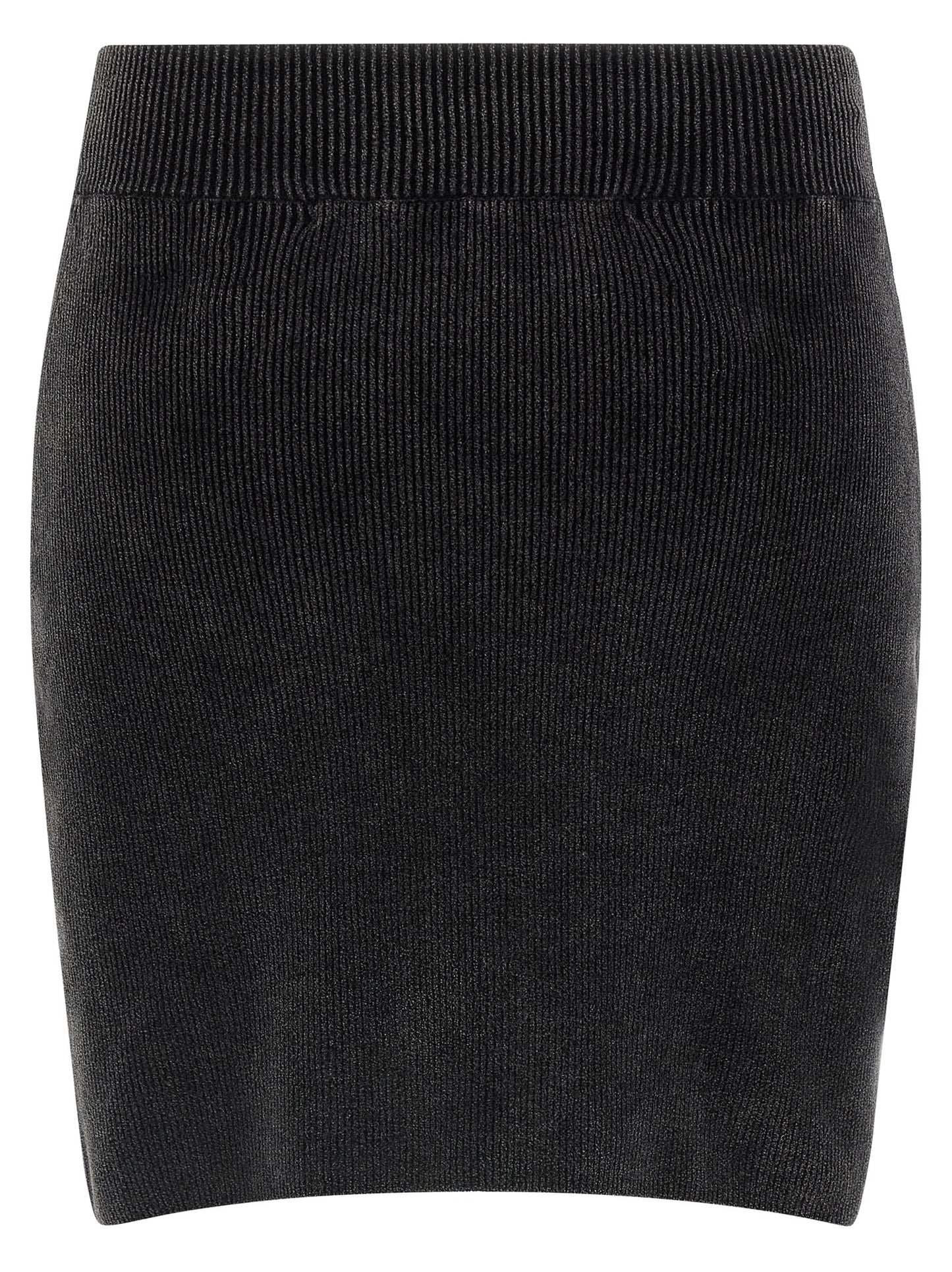 Alexander Wang Black Cotton Long Skirt