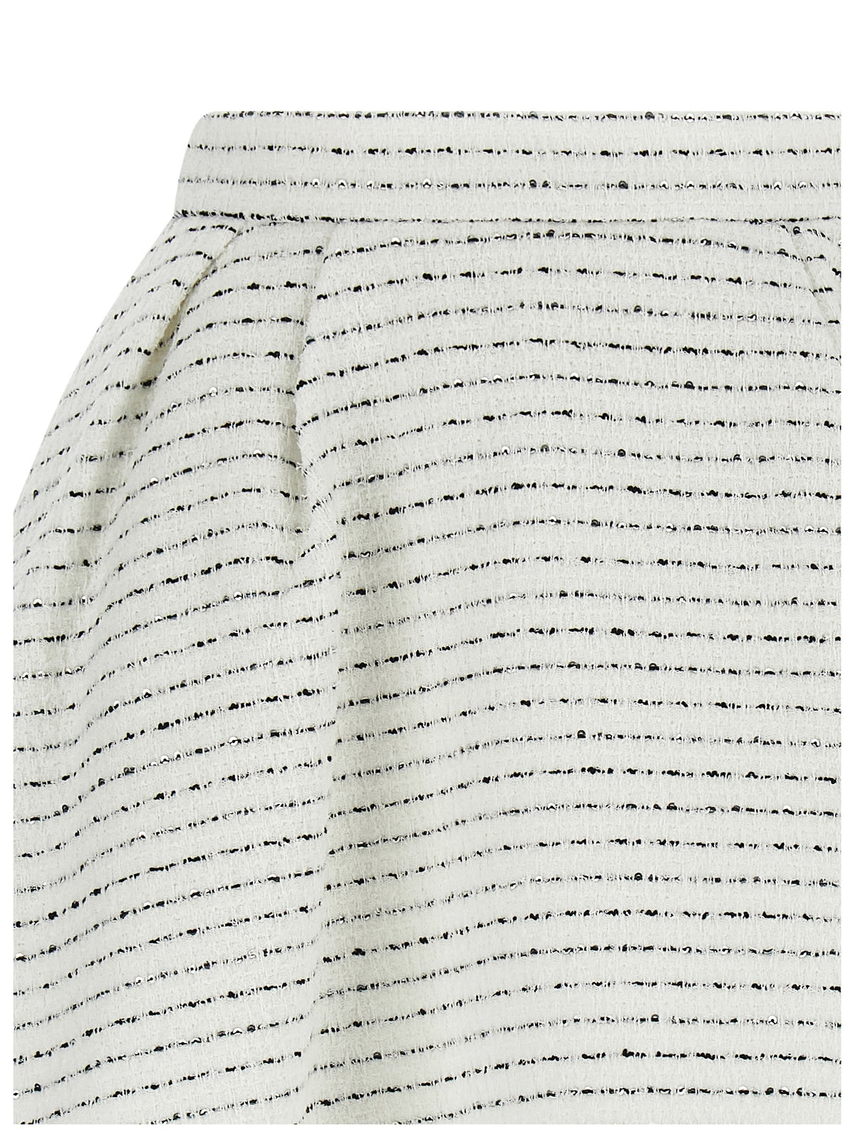 Alessandra Rich White Polyamide Long Skirt