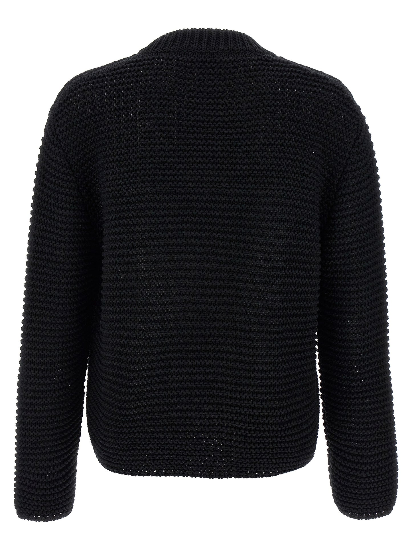 Alexander McQueen Bicolor Cotton Cardigan