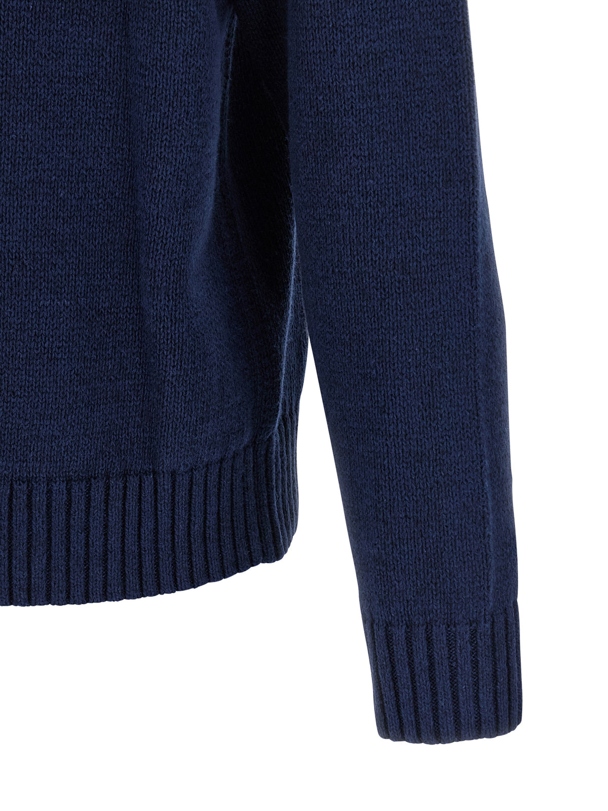 Polo Ralph Lauren Blue Linen Cardigan