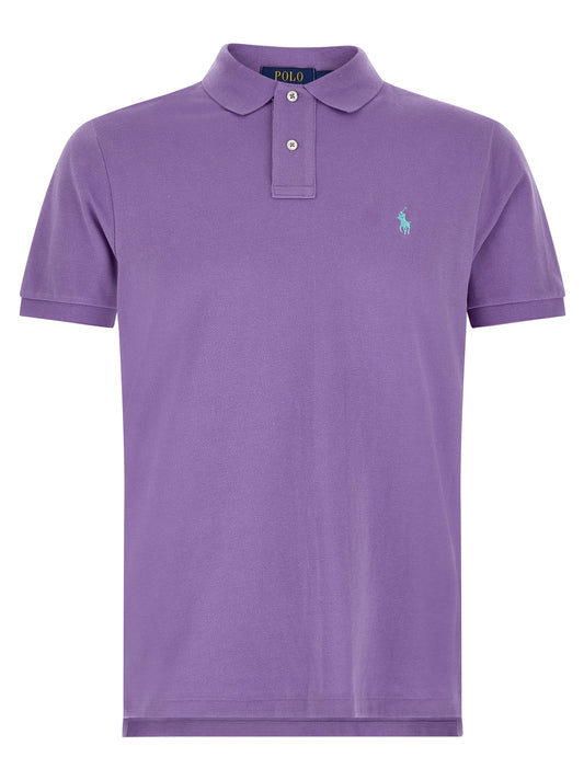 Polo Ralph Lauren Purple Cotton Polo Shirt
