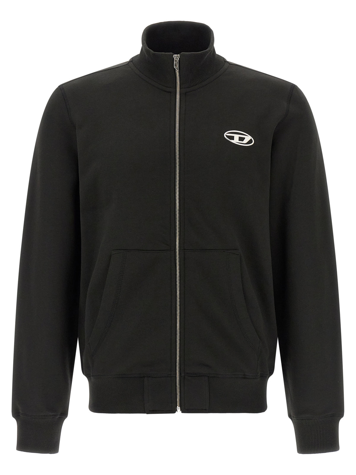 Diesel Black Cotton Sweatshirt