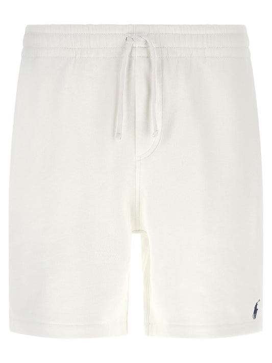 Polo Ralph Lauren White Cotton Bermuda Shorts