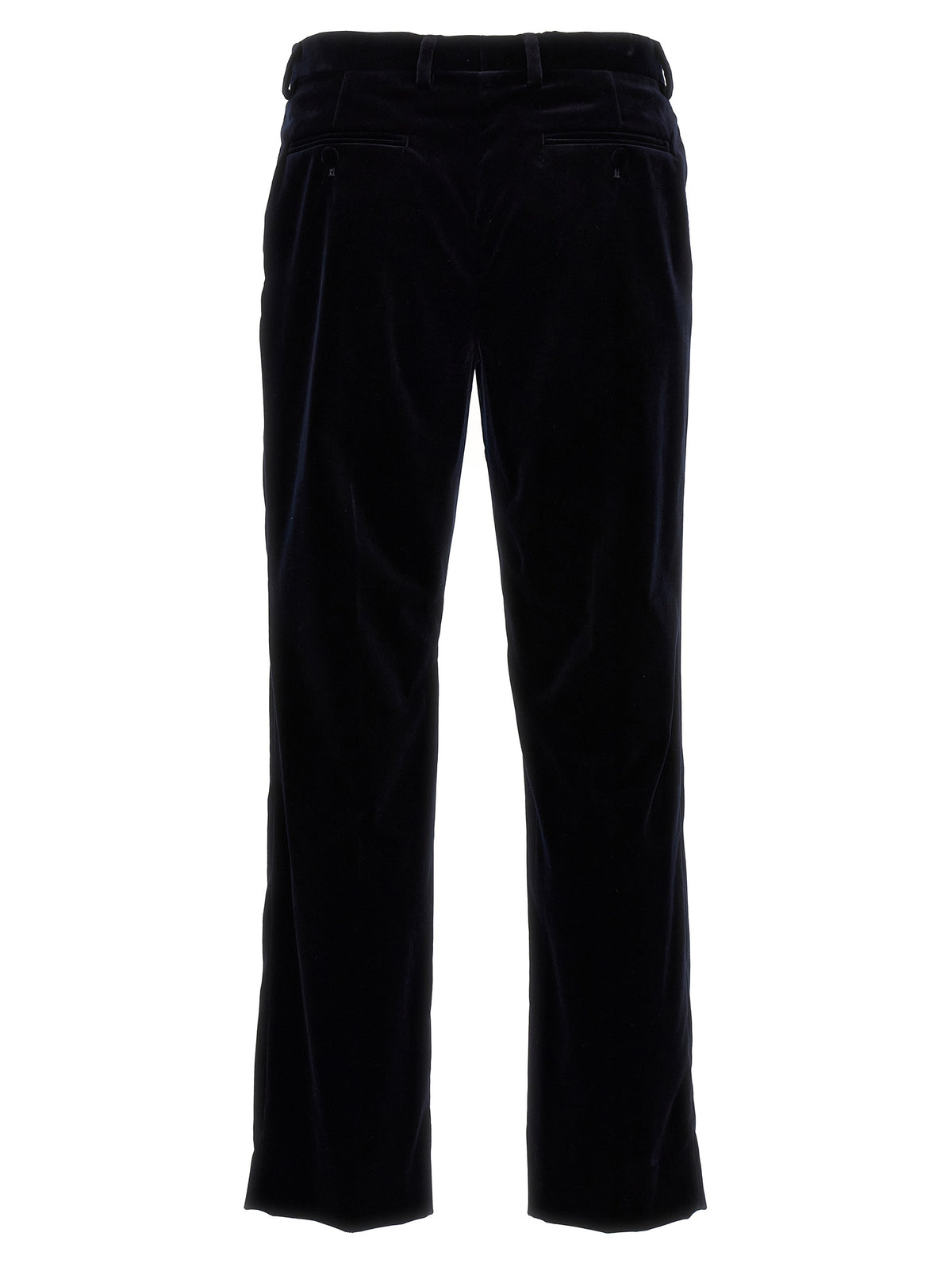 Gucci Blue Cotton Casual Pants
