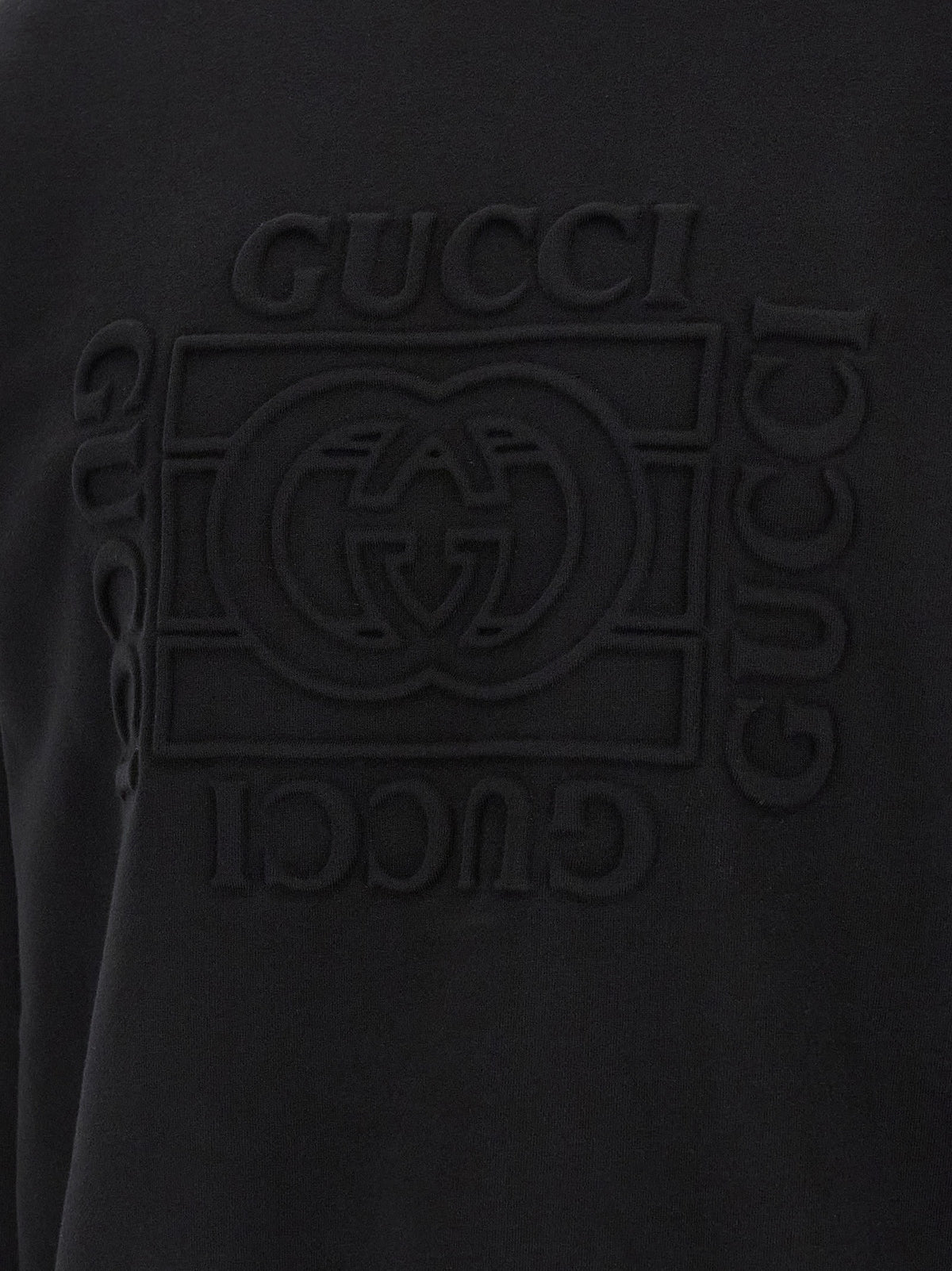 Gucci Black Cotton Sweatshirt