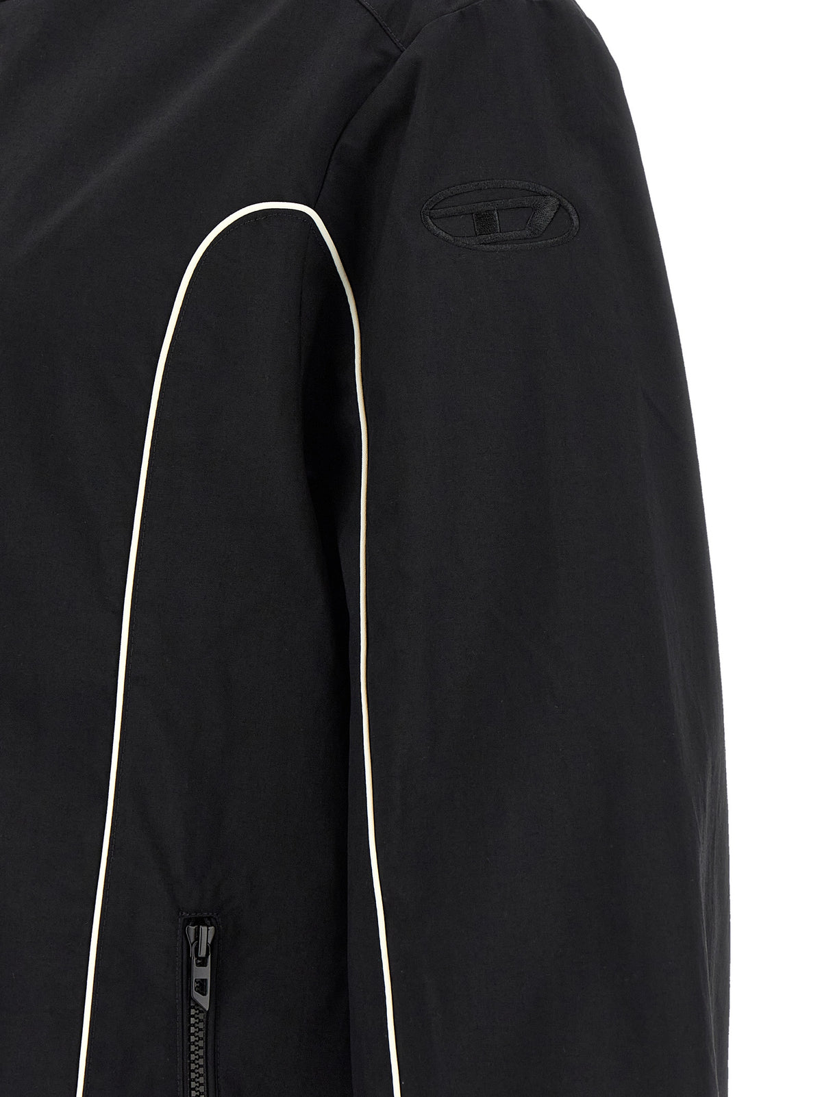 Diesel Black Polyamide Shell Jacket