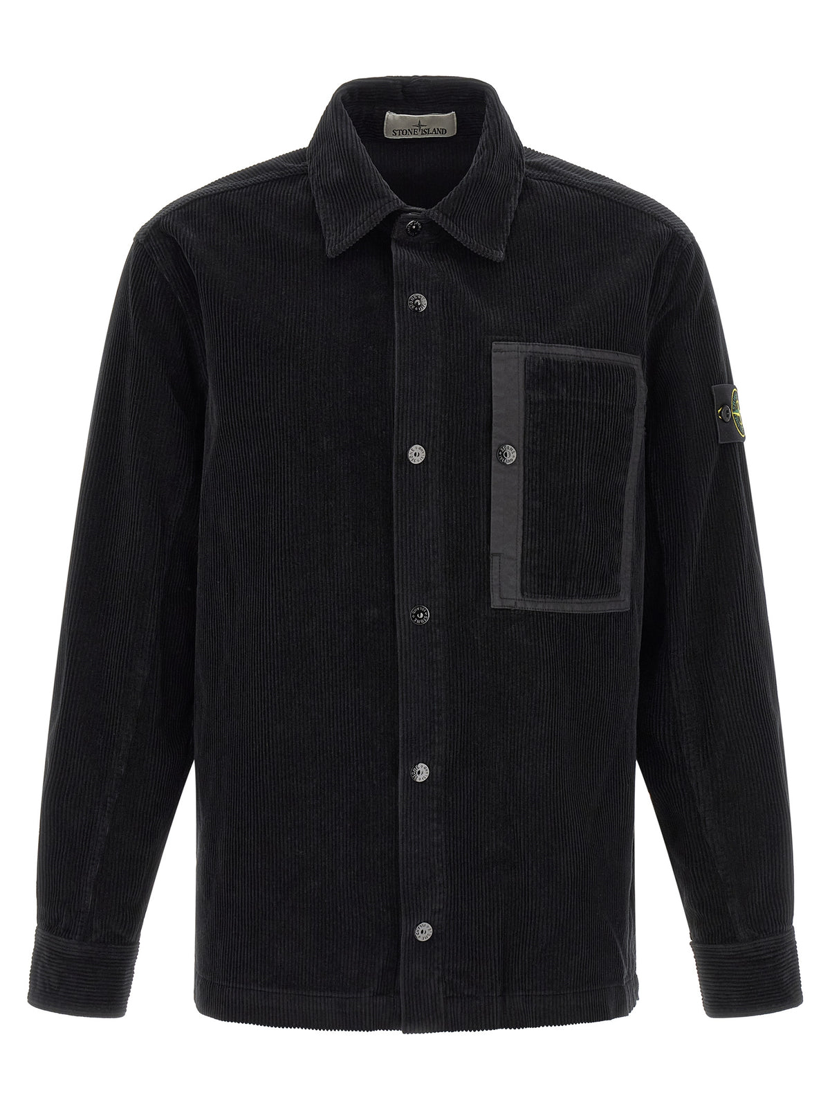 Stone Island Black Cotton Blouse