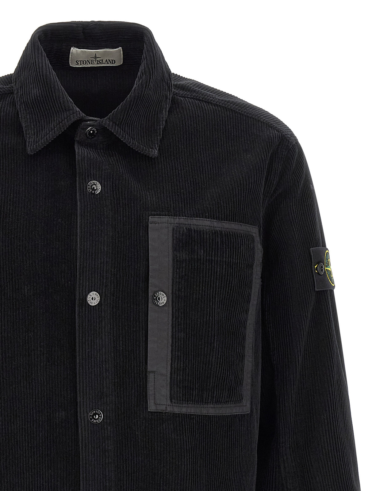 Stone Island Black Cotton Blouse