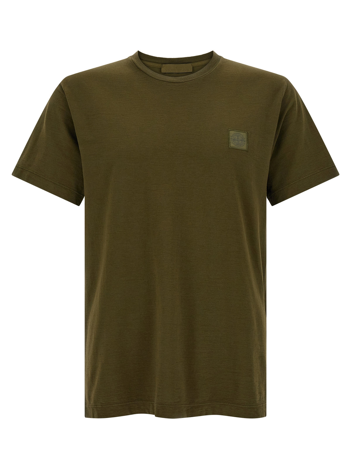 Stone Island Bicolor Cotton T-Shirt